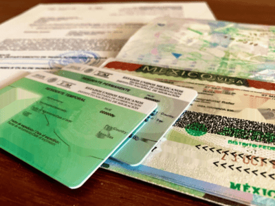 Mexico-Residency-Visa-Cards-Paperwork-Stamp